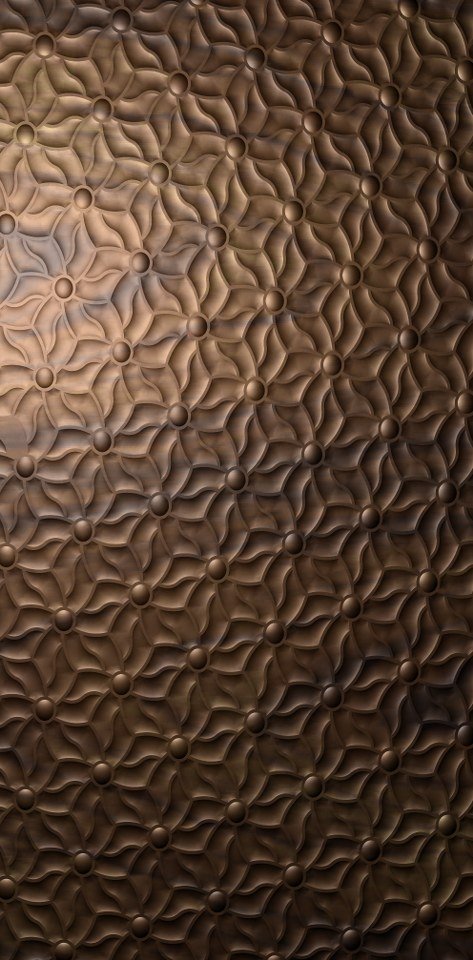 3D Wall Pannel - AW-532 Modern Geometric Floral Embossed Texture Design